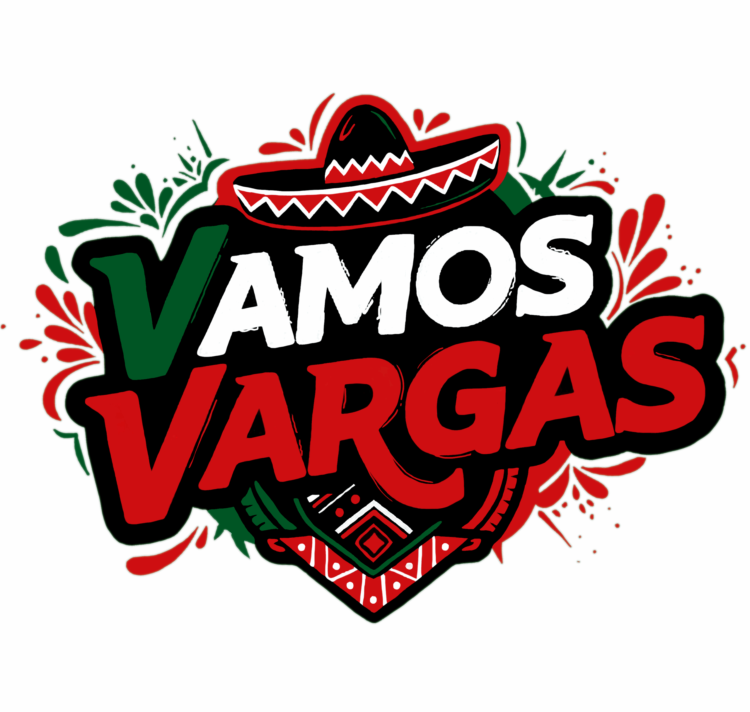 Vamos Vargas Red Logo Brought to you by The Bear Traxs thebeartraxs.com